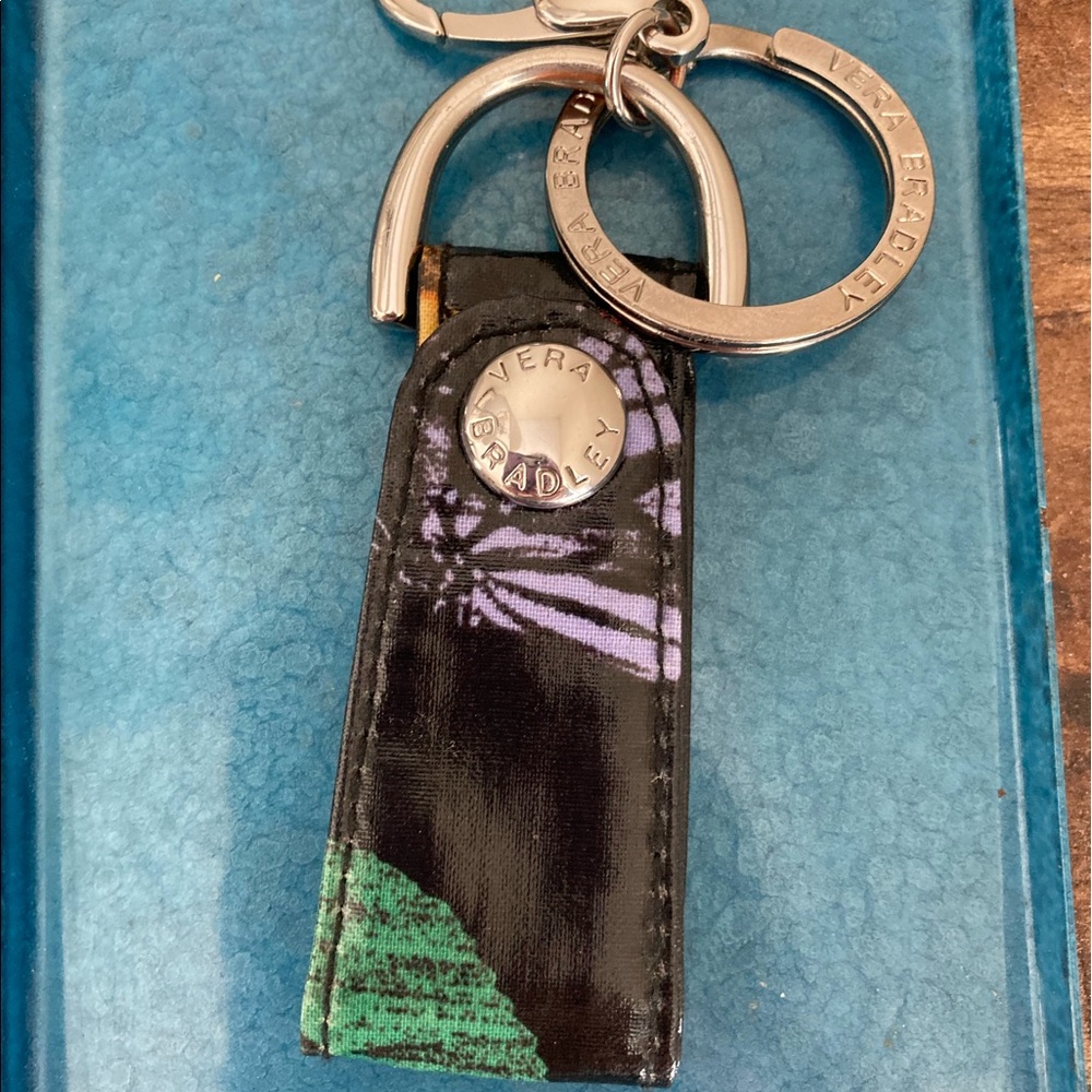 Vera Bradley loop keychain